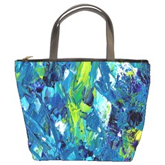 Painting-01 Bucket Bag by nateshop