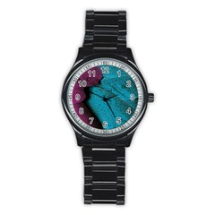 Plumage Stainless Steel Round Watch by nateshop
