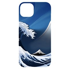 The Great Wave Off Kanagawa Iphone 14 Plus Black Uv Print Case by pakminggu