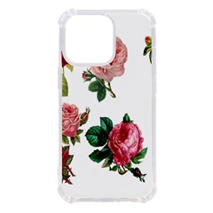 Roses-white Iphone 13 Pro Tpu Uv Print Case by nateshop