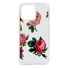 Roses-white Iphone 14 Pro Max Tpu Uv Print Case by nateshop