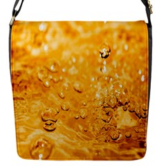 Water-gold Flap Closure Messenger Bag (s) by nateshop