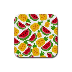 Watermelon -12 Rubber Coaster (square)