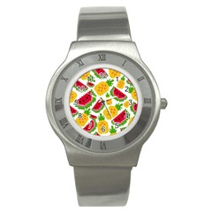 Watermelon -12 Stainless Steel Watch by nateshop