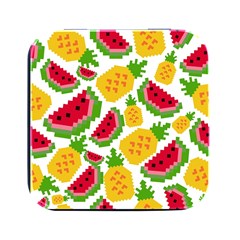 Watermelon -12 Square Metal Box (black)