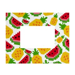 Watermelon -12 White Tabletop Photo Frame 4 x6  by nateshop