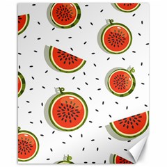 Seamless Background Pattern With Watermelon Slices Canvas 16  X 20  by pakminggu