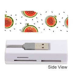 Seamless Background Pattern With Watermelon Slices Memory Card Reader (stick) by pakminggu