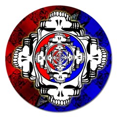 The Grateful Dead Magnet 5  (round) by Grandong