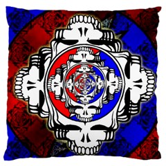 The Grateful Dead Standard Premium Plush Fleece Cushion Case (one Side) by Grandong