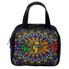 Dead Dancing Bears Grateful Dead Pattern Classic Handbag (one Side) by Grandong