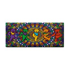 Dead Dancing Bears Grateful Dead Pattern Hand Towel by Grandong