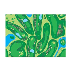 Golf Course Par Golf Course Green Sticker A4 (10 Pack) by Cowasu