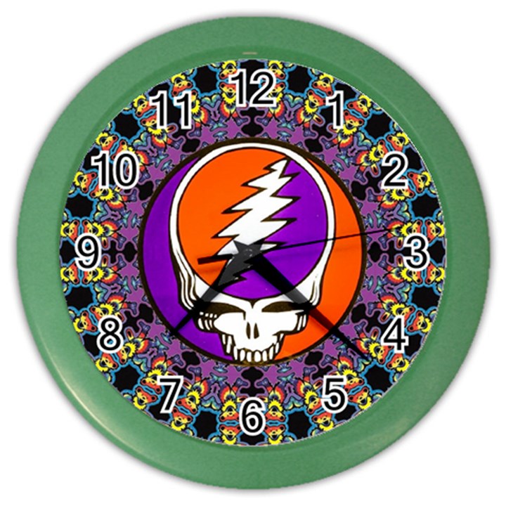 Gratefuldead Grateful Dead Pattern Color Wall Clock