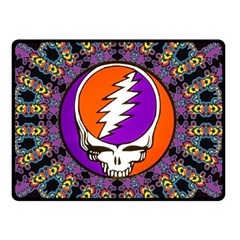 Gratefuldead Grateful Dead Pattern Two Sides Fleece Blanket (small) by Cowasu