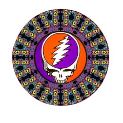 Gratefuldead Grateful Dead Pattern Mini Round Pill Box by Cowasu