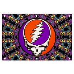 Gratefuldead Grateful Dead Pattern Banner And Sign 6  X 4  by Cowasu