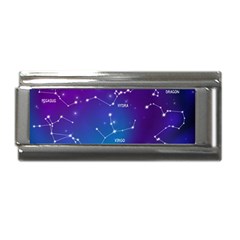 Realistic Night Sky With Constellations Superlink Italian Charm (9mm) by Cowasu