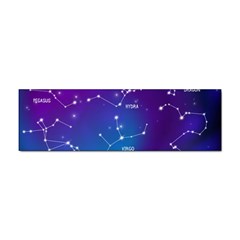 Realistic Night Sky With Constellations Sticker (bumper) by Cowasu