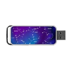 Realistic Night Sky With Constellations Portable Usb Flash (two Sides) by Cowasu