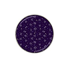 Vector Seamless Dark Zodiac Sign Star Symbol Pattern Hat Clip Ball Marker by Bedest