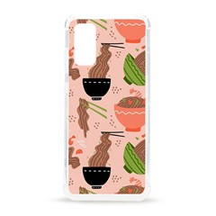 Japanese Street Food Soba Noodle In Bowl Pattern Samsung Galaxy S20 6 2 Inch Tpu Uv Case