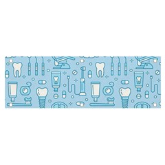 Dentist Blue Seamless Pattern Banner And Sign 6  X 2 