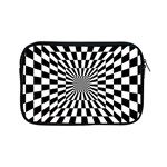 Optical-illusion-chessboard-tunnel Apple iPad Mini Zipper Cases Front