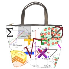 Mathematics Formula Physics School Bucket Bag by Bedest