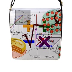 Mathematics Formula Physics School Flap Closure Messenger Bag (l) by Bedest