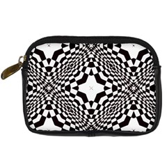 Tile-repeating-pattern-texture Digital Camera Leather Case