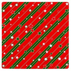 Christmas-paper-star-texture     - Uv Print Square Tile Coaster 