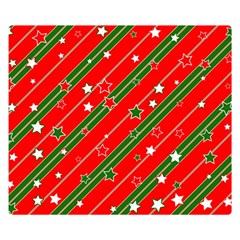 Christmas-paper-star-texture     - Premium Plush Fleece Blanket (small) by Bedest