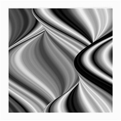 Waves-black-and-white-modern Medium Glasses Cloth by Bedest