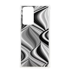 Waves-black-and-white-modern Samsung Galaxy Note 20 Ultra Tpu Uv Case by Bedest