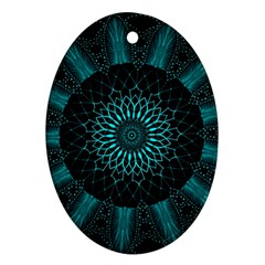 Ornament-district-turquoise Ornament (oval) by Bedest