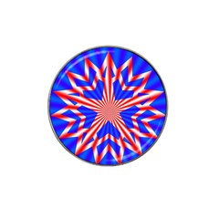 Star-explosion-burst-usa-red Hat Clip Ball Marker (4 Pack)