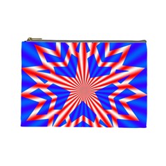 Star-explosion-burst-usa-red Cosmetic Bag (large) by Bedest