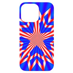 Star-explosion-burst-usa-red Iphone 14 Pro Max Black Uv Print Case by Bedest