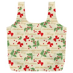 Christmas-paper-scrapbooking-- Full Print Recycle Bag (xxxl) by Bedest