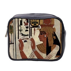 Hieroglyphics-goddess-queen Mini Toiletries Bag (two Sides)