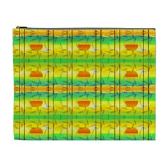 Birds-beach-sun-abstract-pattern Cosmetic Bag (xl)