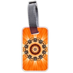 Abstract-kaleidoscope-colorful Luggage Tag (two Sides)