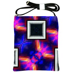 Box-abstract-frame-square Shoulder Sling Bag