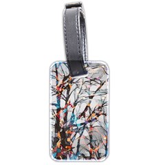 Forest-abstract-artwork-colorful Luggage Tag (two Sides)