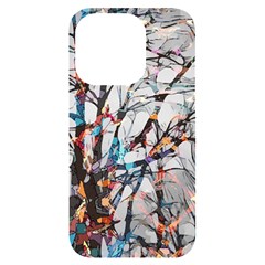 Forest-abstract-artwork-colorful Iphone 14 Pro Black Uv Print Case