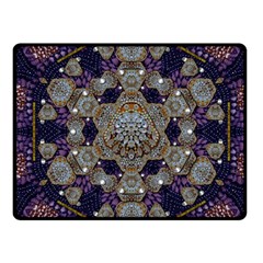 Flowers Of Diamonds In Harmony And Structures Of Love Fleece Blanket (small) by pepitasart