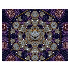 Flowers Of Diamonds In Harmony And Structures Of Love Premium Plush Fleece Blanket (medium) by pepitasart