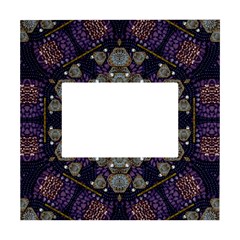 Flowers Of Diamonds In Harmony And Structures Of Love White Box Photo Frame 4  X 6  by pepitasart