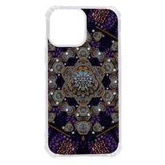 Flowers Of Diamonds In Harmony And Structures Of Love Iphone 13 Pro Max Tpu Uv Print Case by pepitasart